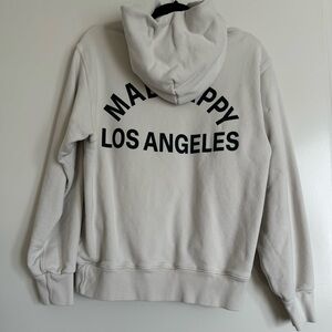 Madhappy Light Gray "Los Angeles" Logo Hoodie